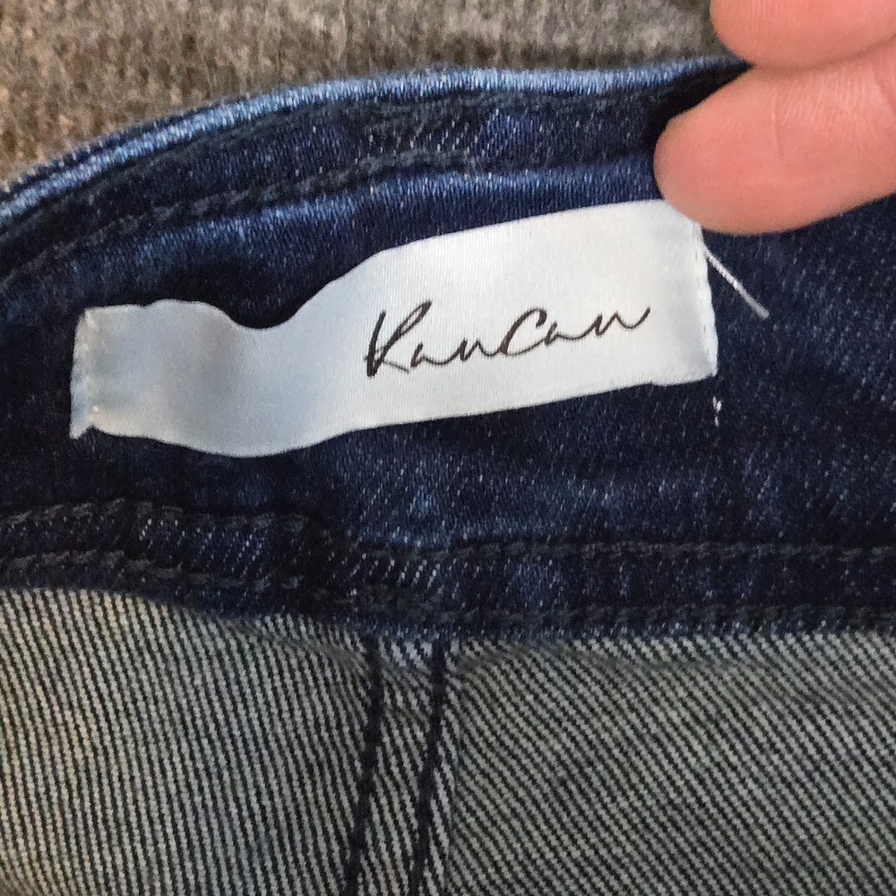 Women's‎ KanCan High Rise Holly Flare Jeans Raw Hem Sz 13/30 Meas. 30x31 - Picture 6 of 12